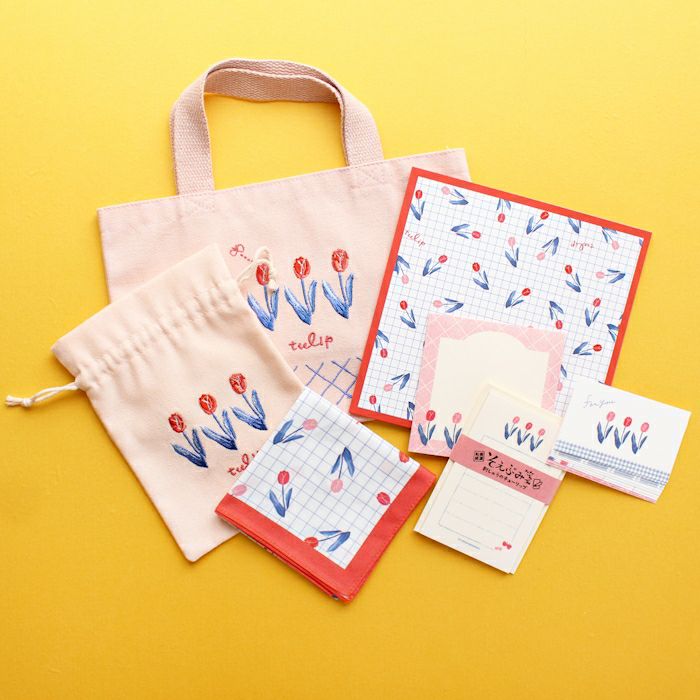 ﾌﾙｶﾜ雑貨店 刺しゅうﾁｭｰﾘｯﾌﾟｾｯﾄ