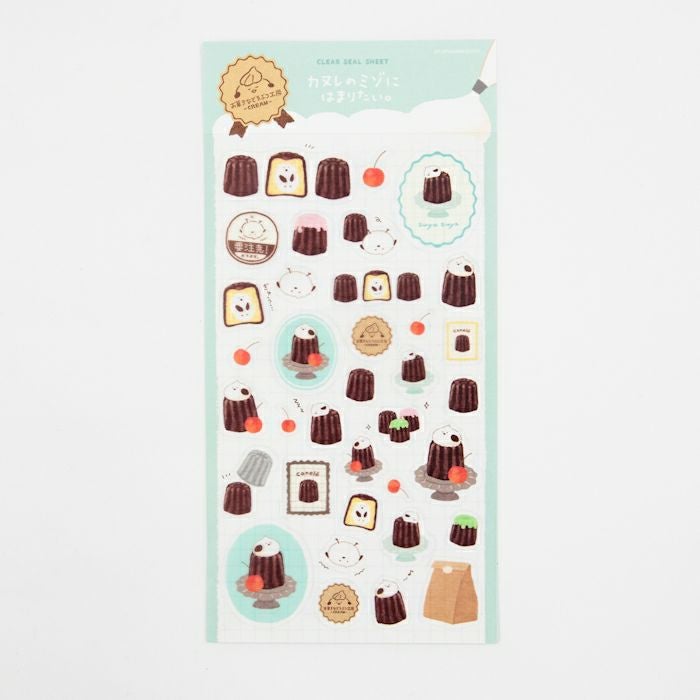 透明ｼｰﾙｼｰﾄ ﾄﾘ お菓子などうぶつ工房