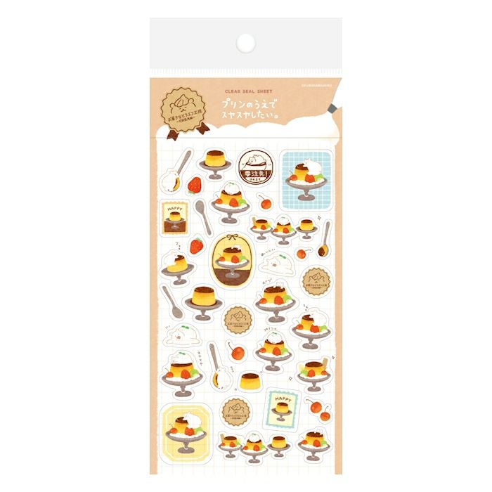 透明ｼｰﾙｼｰﾄ ｸﾏ お菓子などうぶつ工房