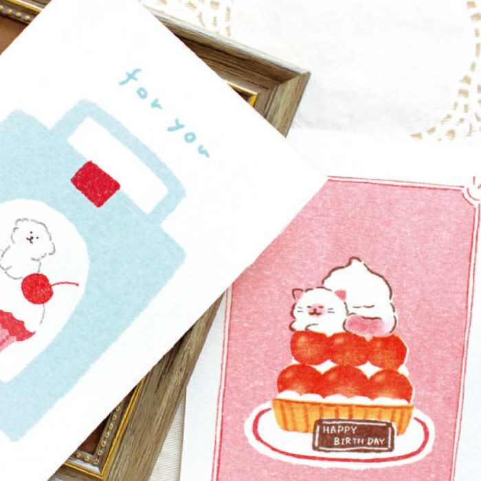 ﾚﾄﾛ印刷ﾎﾟｽﾄｶｰﾄﾞ ﾈｺ お菓子などうぶつ工房 | 古川紙工公式オンライン