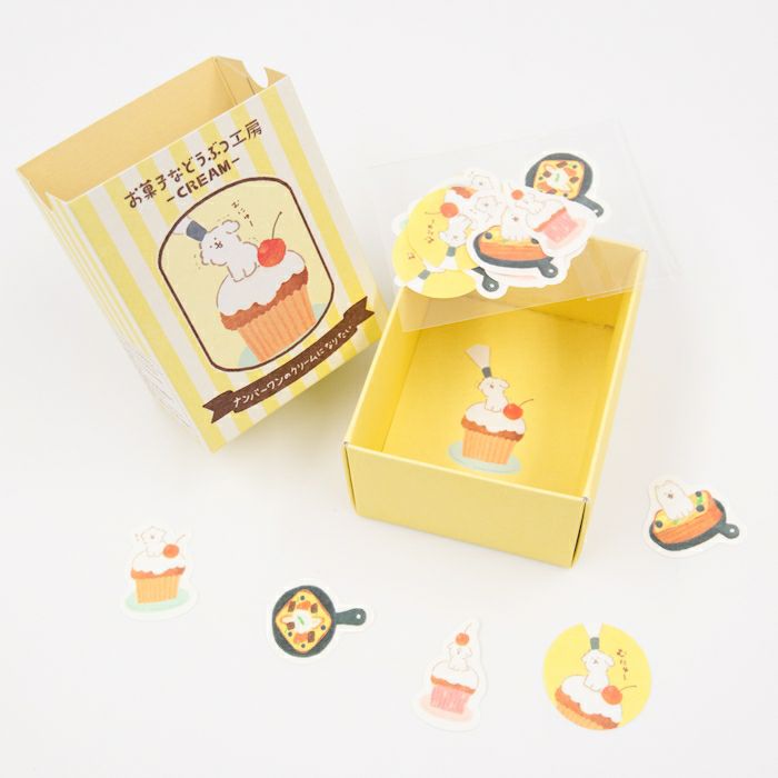 箱入りﾌﾚｰｸｼｰﾙ ｲﾇ お菓子などうぶつ工房 | 古川紙工公式オンラインショップ