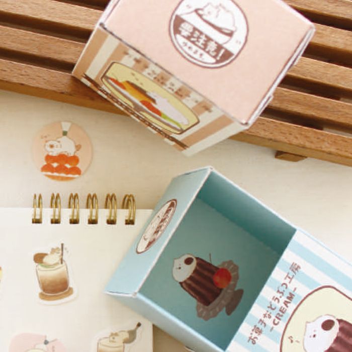 箱入りﾌﾚｰｸｼｰﾙ ﾈｺ お菓子などうぶつ工房 | 古川紙工公式オンラインショップ