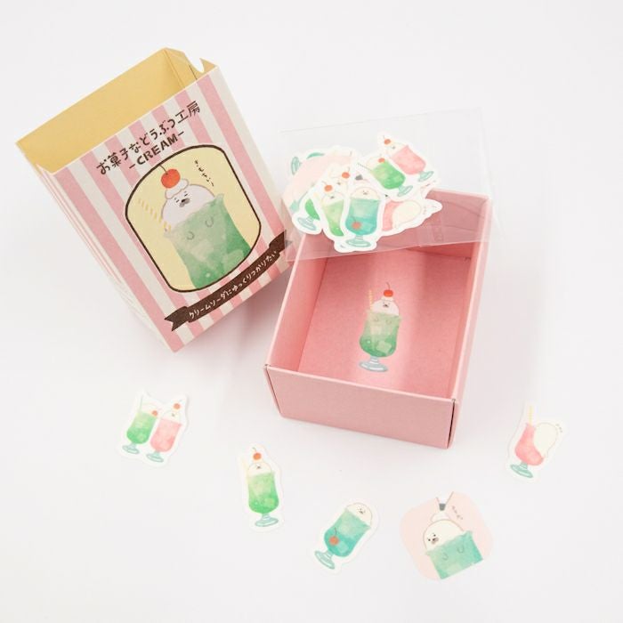 箱入りﾌﾚｰｸｼｰﾙ ｱｻﾞﾗｼ お菓子などうぶつ工房 | 古川紙工公式オンライン