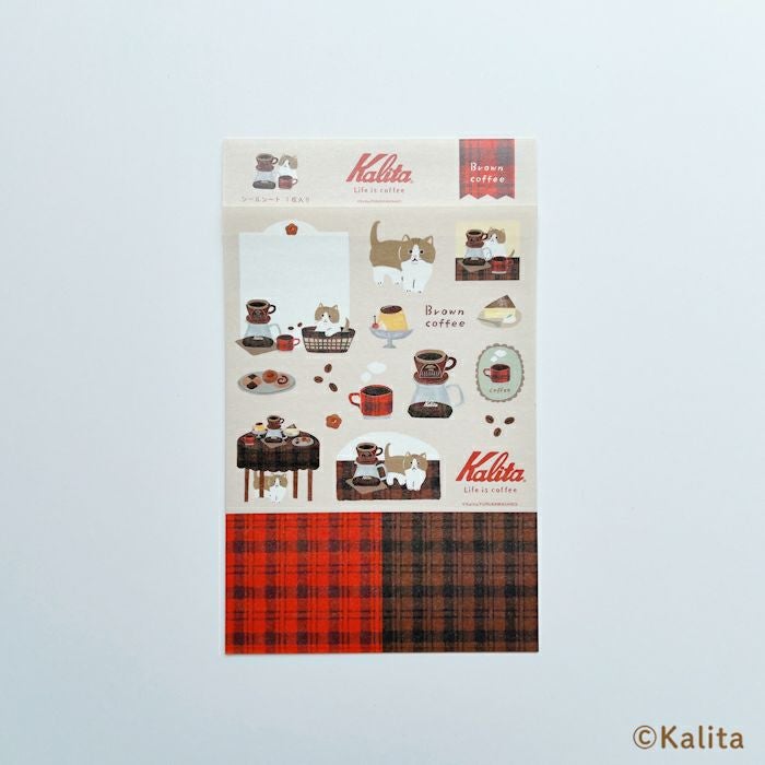 ｵﾝﾗｲﾝ限定 ｼｰﾙｼｰﾄ ｶﾘﾀ Brown coffee