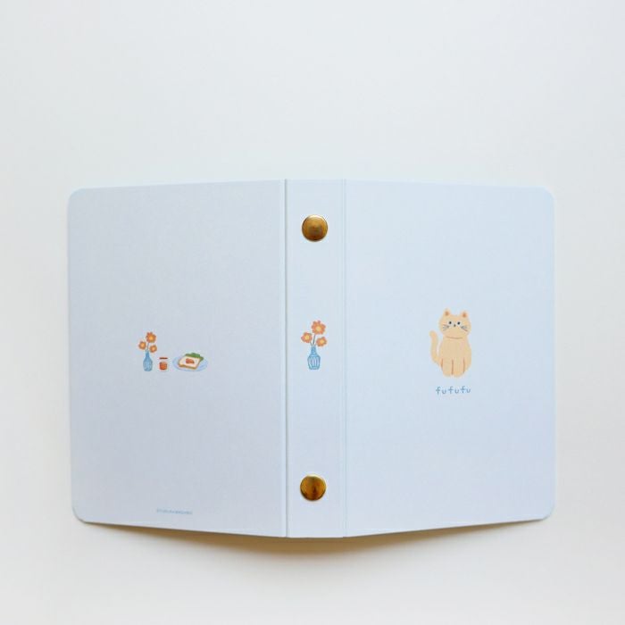 fufufu手帳 ﾊﾞｲﾝﾀﾞｰM5 ねこ | 古川紙工公式オンラインショップ