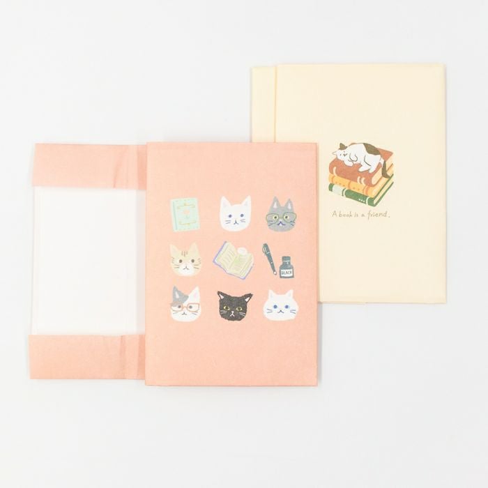 美濃和紙ﾌﾞｯｸｶﾊﾞｰ 本とねこ HONTOWATASHI | 古川紙工公式オンライン