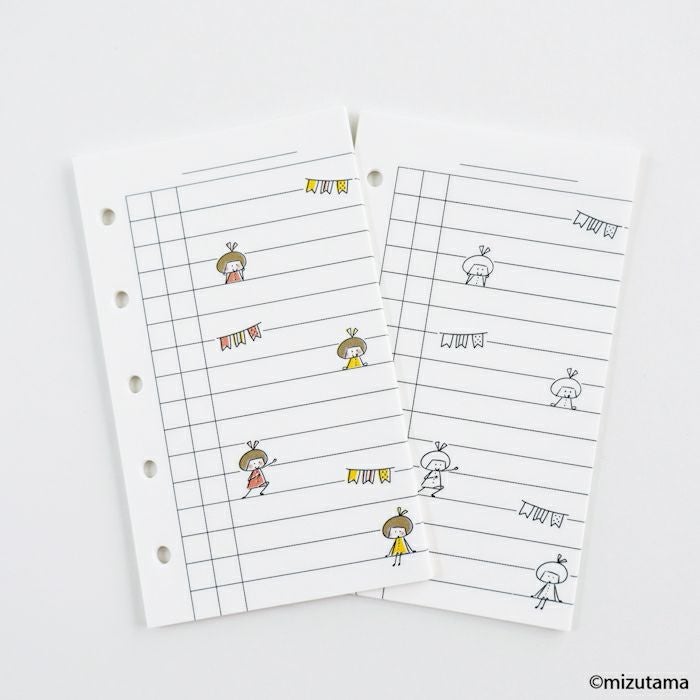 fufufu手帳 ﾘﾌｨﾙM5 ﾏﾝｽﾘｰ  りんちゃん