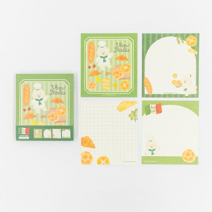 ﾒﾓﾊﾟｯﾄﾞ ﾊﾟﾝわんこ ｲﾀﾘｱ