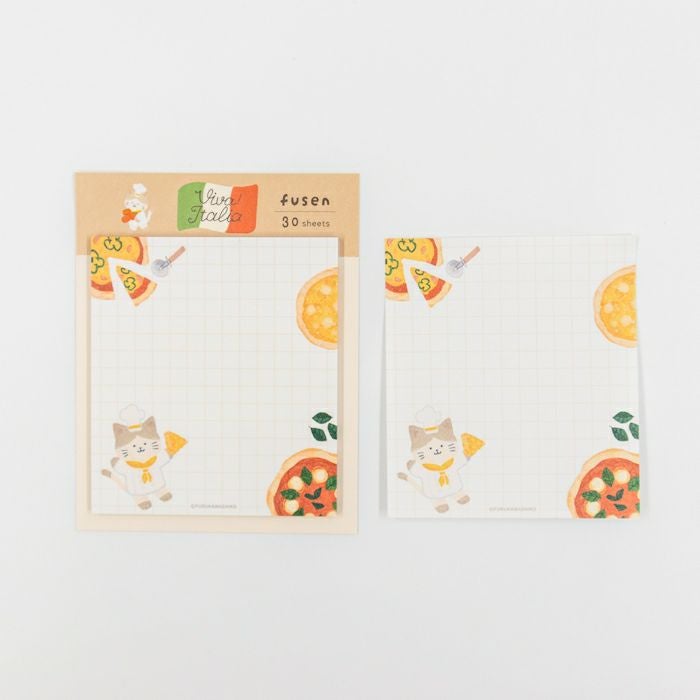 付箋 ﾋﾟｻﾞにゃんこ ｲﾀﾘｱ | 古川紙工公式オンラインショップ