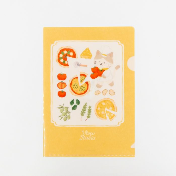 A5ｸﾘｱﾌｧｲﾙ ﾋﾟｻﾞにゃんこ ｲﾀﾘｱ