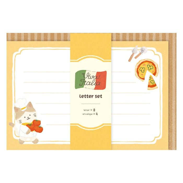 ﾚﾀｰｾｯﾄ ﾋﾟｻﾞにゃんこ ｲﾀﾘｱ | 古川紙工公式オンラインショップ