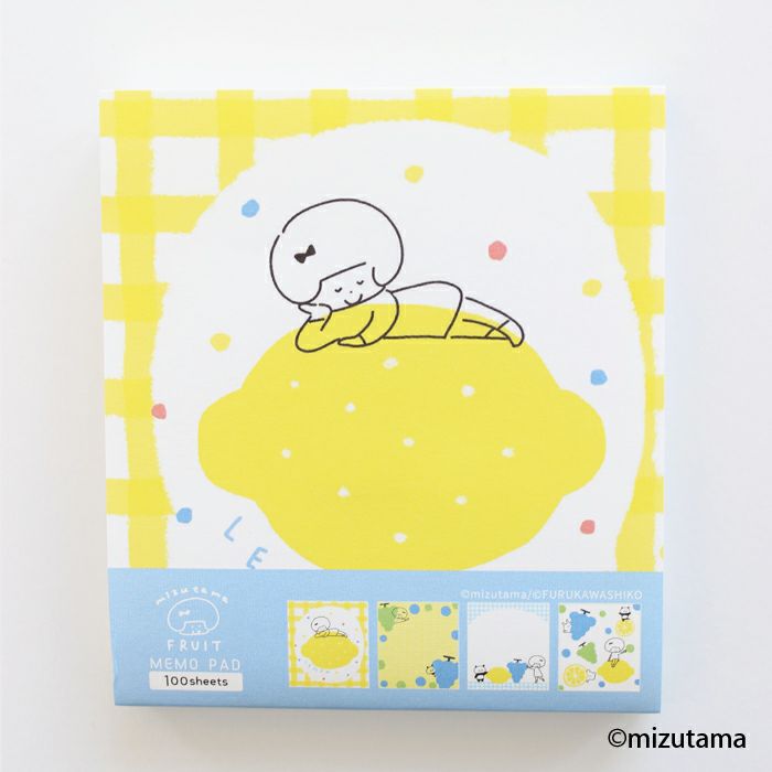 ｵﾝﾗｲﾝ限定 ﾒﾓﾊﾟｯﾄﾞ FRUIT LEMON×GRAPE | 古川紙工公式オンラインショップ