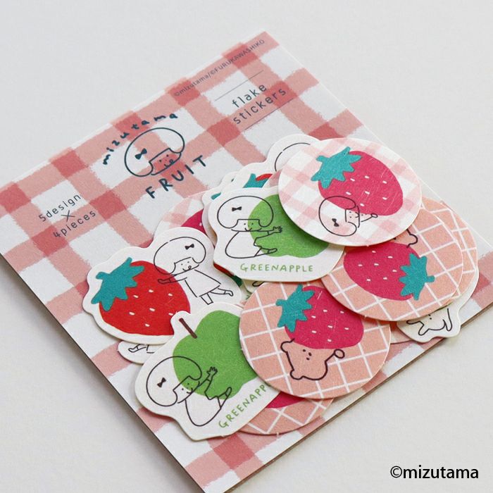 ｵﾝﾗｲﾝ限定 和紙ﾌﾚｰｸｼｰﾙ FRUIT GA×ST