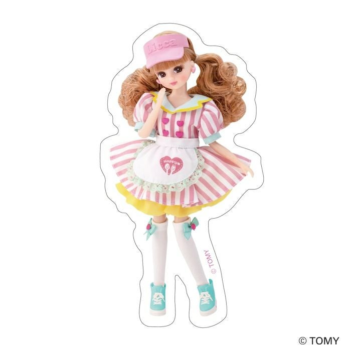 ｽﾃｯｶｰ3柄ｾｯﾄ ﾀﾞｲﾅｰｶﾌｪ ﾘｶちゃん | 古川紙工公式オンラインショップ