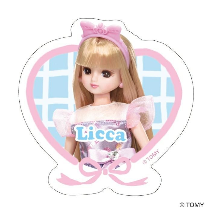 ｽﾃｯｶｰ3柄ｾｯﾄ ｱｲﾄﾞﾙ ﾘｶちゃん