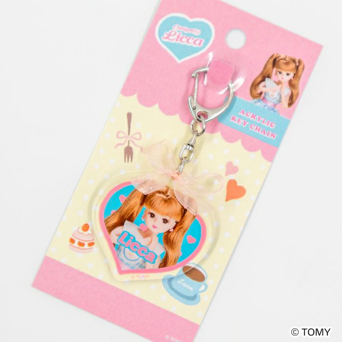 ﾘﾎﾞﾝ付きｱｸﾘﾙｷｰﾎﾙﾀﾞｰ ｹｰｷｼｮｯﾌﾟ ﾘｶちゃん