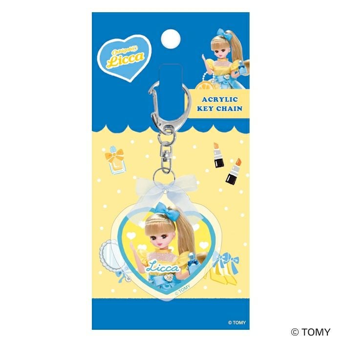 ﾘﾎﾞﾝ付きｱｸﾘﾙｷｰﾎﾙﾀﾞｰ ｱｲﾄﾞﾙ ﾘｶちゃん | 古川紙工公式オンラインショップ