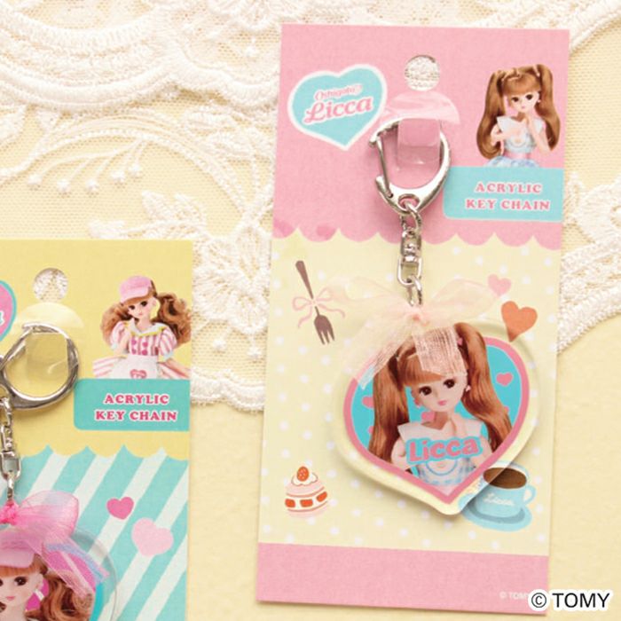 ﾘﾎﾞﾝ付きｱｸﾘﾙｷｰﾎﾙﾀﾞｰ ｱｲﾄﾞﾙ ﾘｶちゃん | 古川紙工公式オンラインショップ