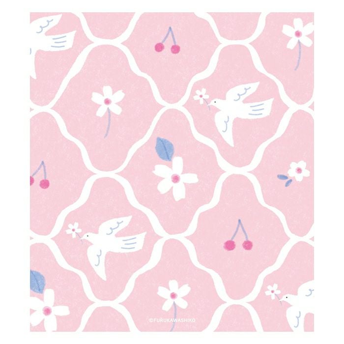 ﾒﾓﾊﾟｯﾄﾞ ｻｸﾗと白い鳥