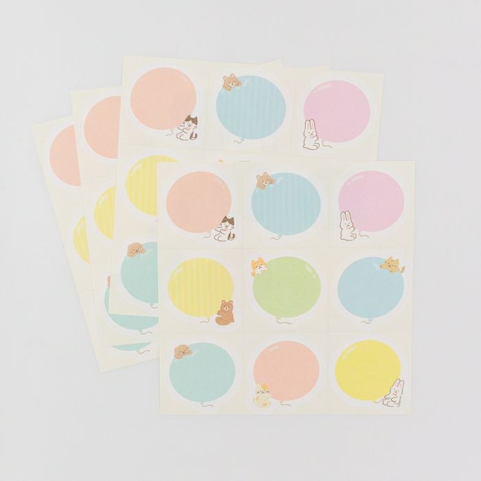 二つ折り色紙 ﾊﾞﾙｰﾝ