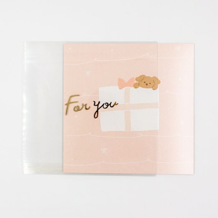 二つ折り色紙 どうぶつ