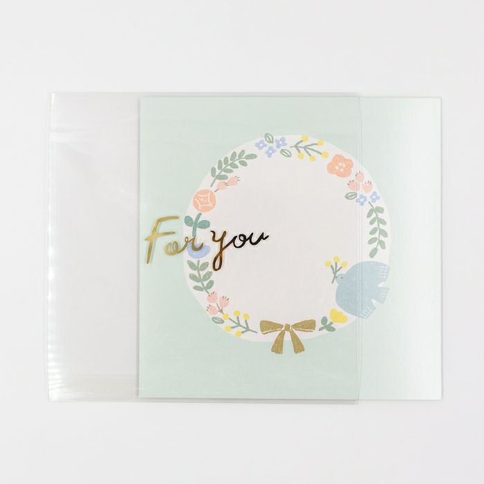 二つ折り色紙 ﾌﾗﾜｰ