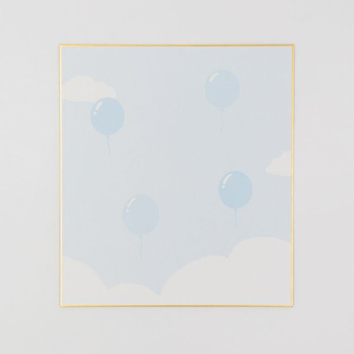  色紙 ﾊﾞﾙｰﾝ