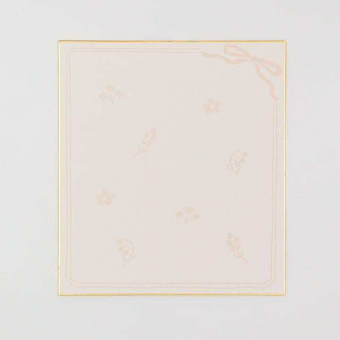 色紙 ﾌﾞﾛｰﾁ