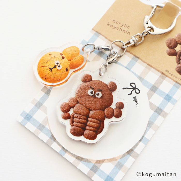 ｱｸﾘﾙ2連ｷｰﾎﾙﾀﾞｰ ｸﾏｯｽﾙ こぐまいたん | 古川紙工公式オンラインショップ