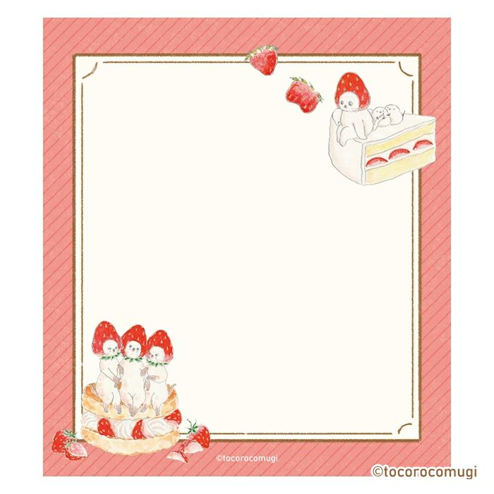 ﾒﾓﾊﾟｯﾄﾞ ｽﾄﾛﾍﾞﾘｰ ﾄｺﾛｺﾑｷﾞ