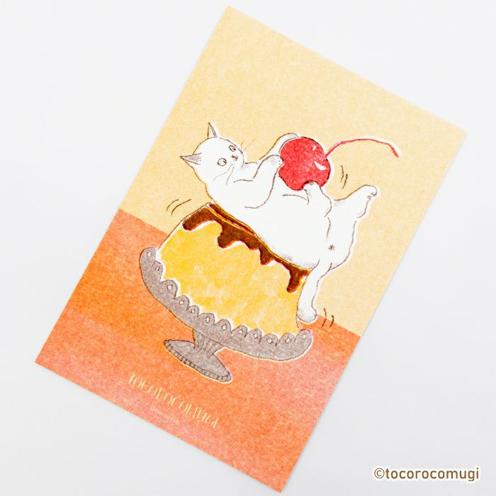 ﾚﾄﾛ印刷ﾎﾟｽﾄｶｰﾄﾞ ｽｲｰﾂ ﾄｺﾛｺﾑｷﾞ