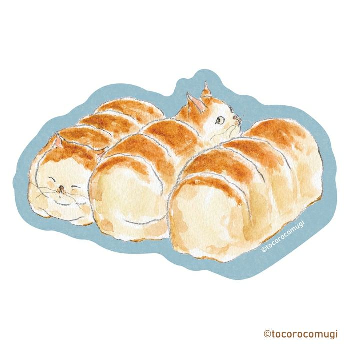 ｽﾃｯｶｰ3柄ｾｯﾄ ﾌﾞﾚｯﾄﾞ ﾄｺﾛｺﾑｷﾞ