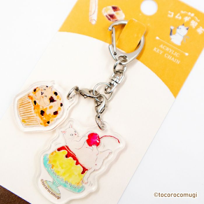 ｱｸﾘﾙ2連ｷｰﾎﾙﾀﾞｰ ｽｲｰﾂ ﾄｺﾛｺﾑｷﾞ