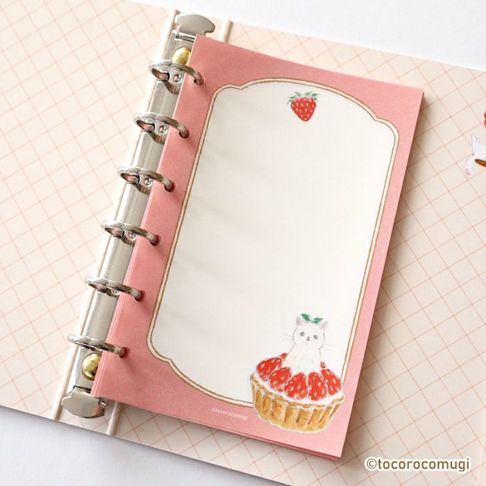 fufufu手帳 ﾘﾌｨﾙM6 ﾄｺﾛｺﾑｷﾞ ｽﾄﾛﾍﾞﾘｰ