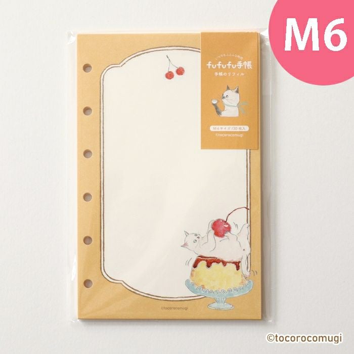 fufufu手帳 ﾘﾌｨﾙM6 ﾄｺﾛｺﾑｷﾞ ｽｲｰﾂ