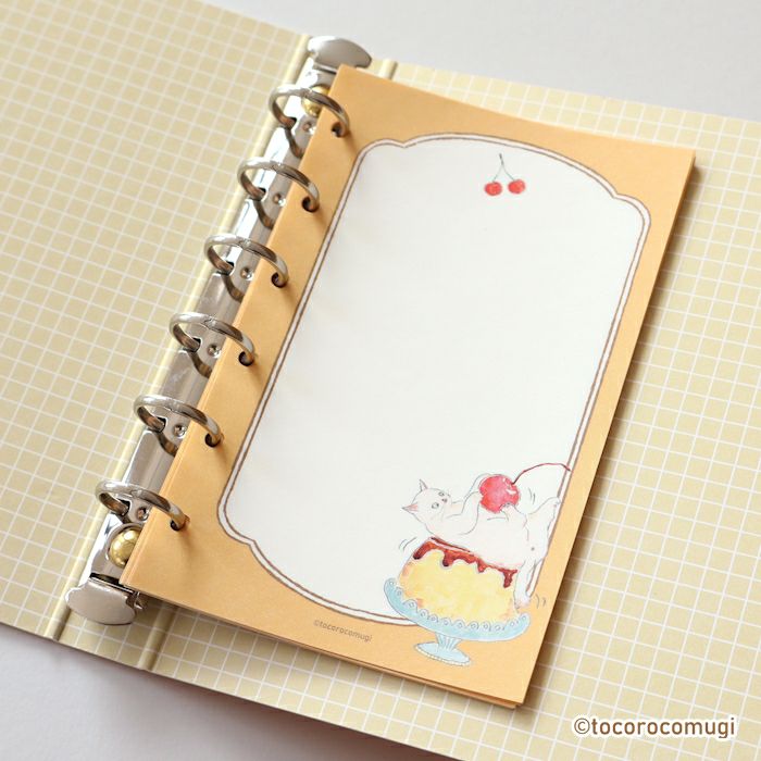 fufufu手帳 ﾘﾌｨﾙM6 ﾄｺﾛｺﾑｷﾞ ｽｲｰﾂ