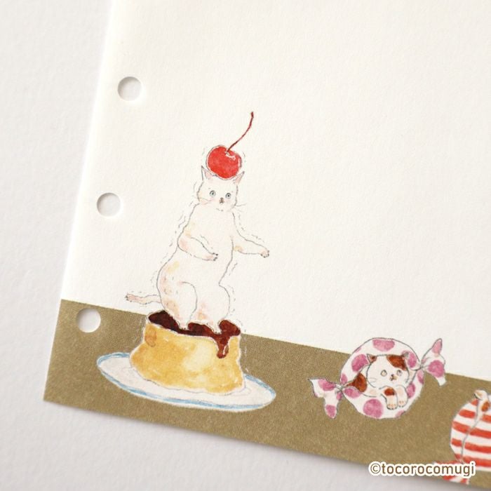 fufufu手帳 ﾘﾌｨﾙM5ｽｸｴｱ ﾄｺﾛｺﾑｷﾞ ｽｲｰﾂ