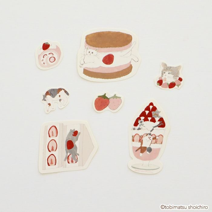 ｻｲｽﾞ違いのﾌﾚｰｸｼｰﾙ いちごｽｲｰﾂ ﾄﾋﾞﾏﾂｼｮｳｲﾁﾛｳ