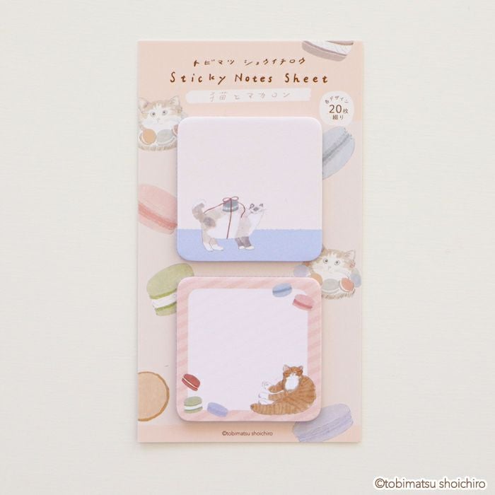 付箋(2P) ﾏｶﾛﾝ ﾄﾋﾞﾏﾂｼｮｳｲﾁﾛｳ