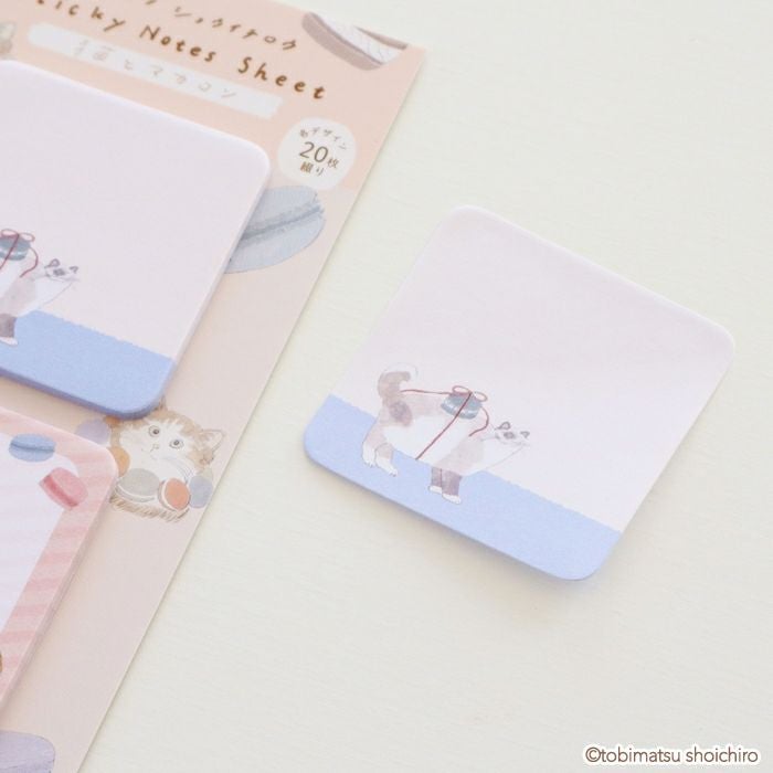 付箋(2P) ﾏｶﾛﾝ ﾄﾋﾞﾏﾂｼｮｳｲﾁﾛｳ