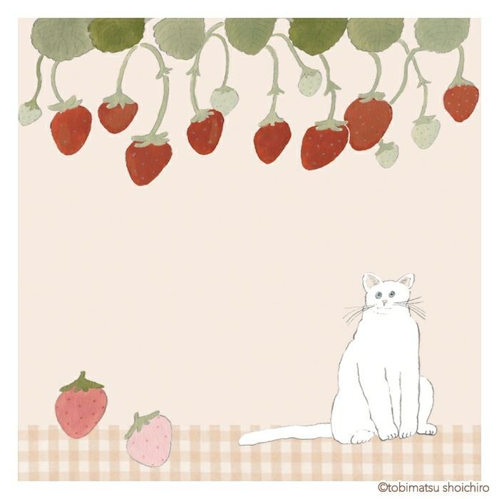 おりがみﾒﾓ いちごｽｲｰﾂ ﾄﾋﾞﾏﾂｼｮｳｲﾁﾛｳ