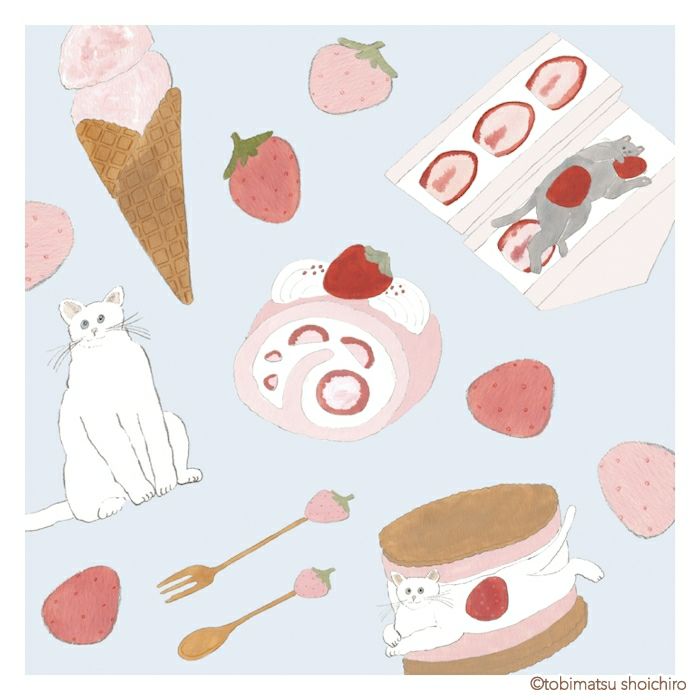 おりがみﾒﾓ いちごｽｲｰﾂ ﾄﾋﾞﾏﾂｼｮｳｲﾁﾛｳ