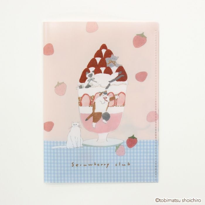 A5ｸﾘｱﾌｧｲﾙ（2PK） いちごｽｲｰﾂ ﾄﾋﾞﾏﾂｼｮｳｲﾁﾛｳ