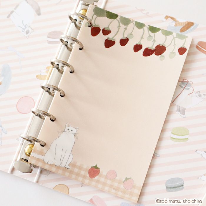 fufufu手帳 ﾘﾌｨﾙM6 ﾄﾋﾞﾏﾂｼｮｳｲﾁﾛｳ いちご