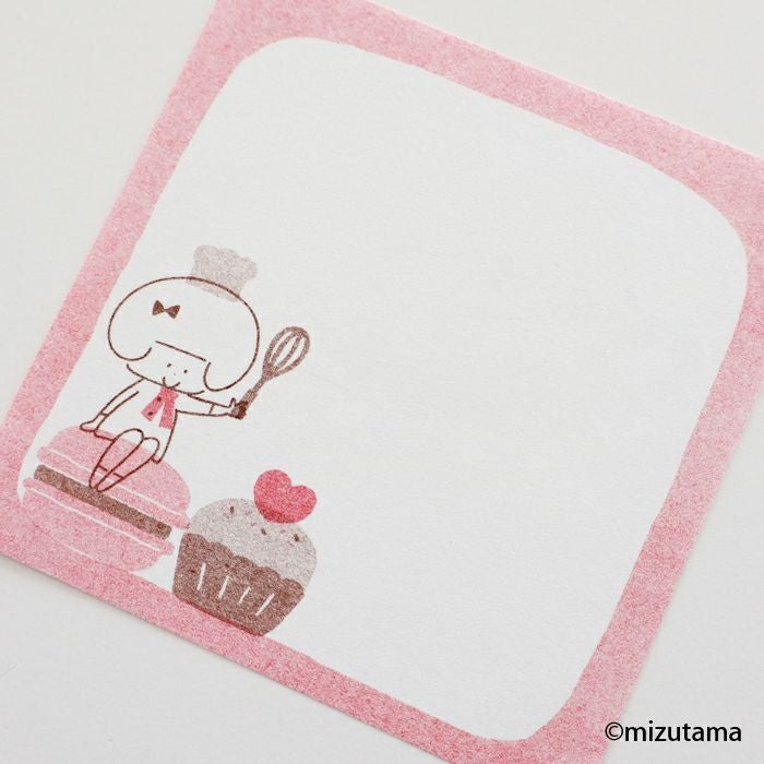 ｵﾝﾗｲﾝ限定 HAKO MEMO mizutama ﾊｰﾄとお菓子 | 古川紙工公式オンライン