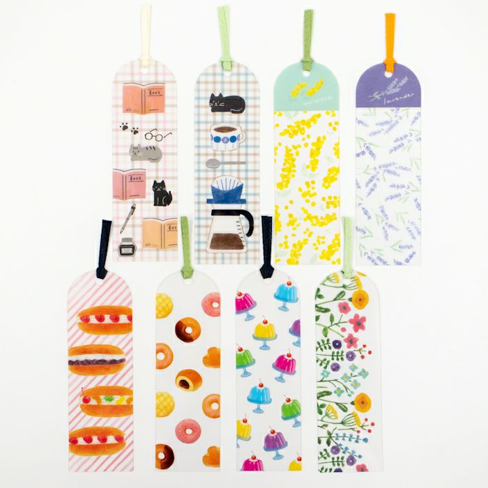 しおり　ブックマーカー❁縮小ベッツィ(クリームシトラス) ｸﾘｱﾌﾞｯｸﾏｰｶｰ 花畑 HONTOWATASHI | 古川紙工公式オンラインショップ