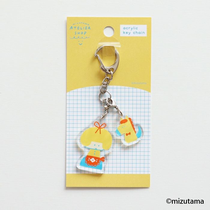 ｵﾝﾗｲﾝ限定 ｱｸﾘﾙ2連ｷｰﾎﾙﾀﾞｰ ATELIER SHOP 女の子 | 古川紙工公式