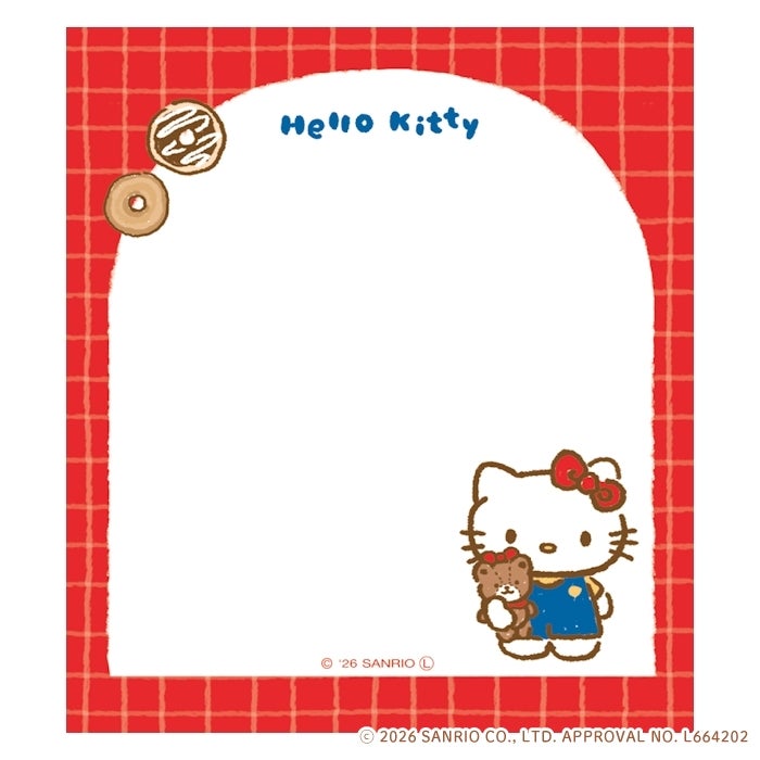 ﾒﾓﾊﾟｯﾄﾞ ﾊﾛｰｷﾃｨ おやつ ｻﾝﾘｵ | 古川紙工公式オンラインショップ