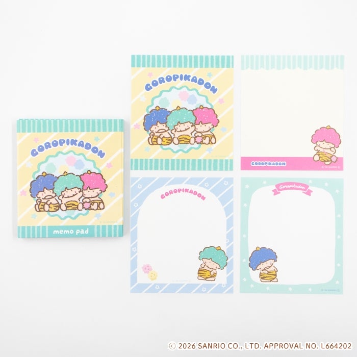 ﾒﾓﾊﾟｯﾄﾞ ｺﾞﾛﾋﾟｶﾄﾞﾝ おやつ ｻﾝﾘｵ | 古川紙工公式オンラインショップ