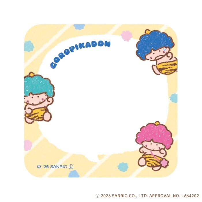 伝言ふせん ｺﾞﾛﾋﾟｶﾄﾞﾝ おやつ ｻﾝﾘｵ | 古川紙工公式オンラインショップ